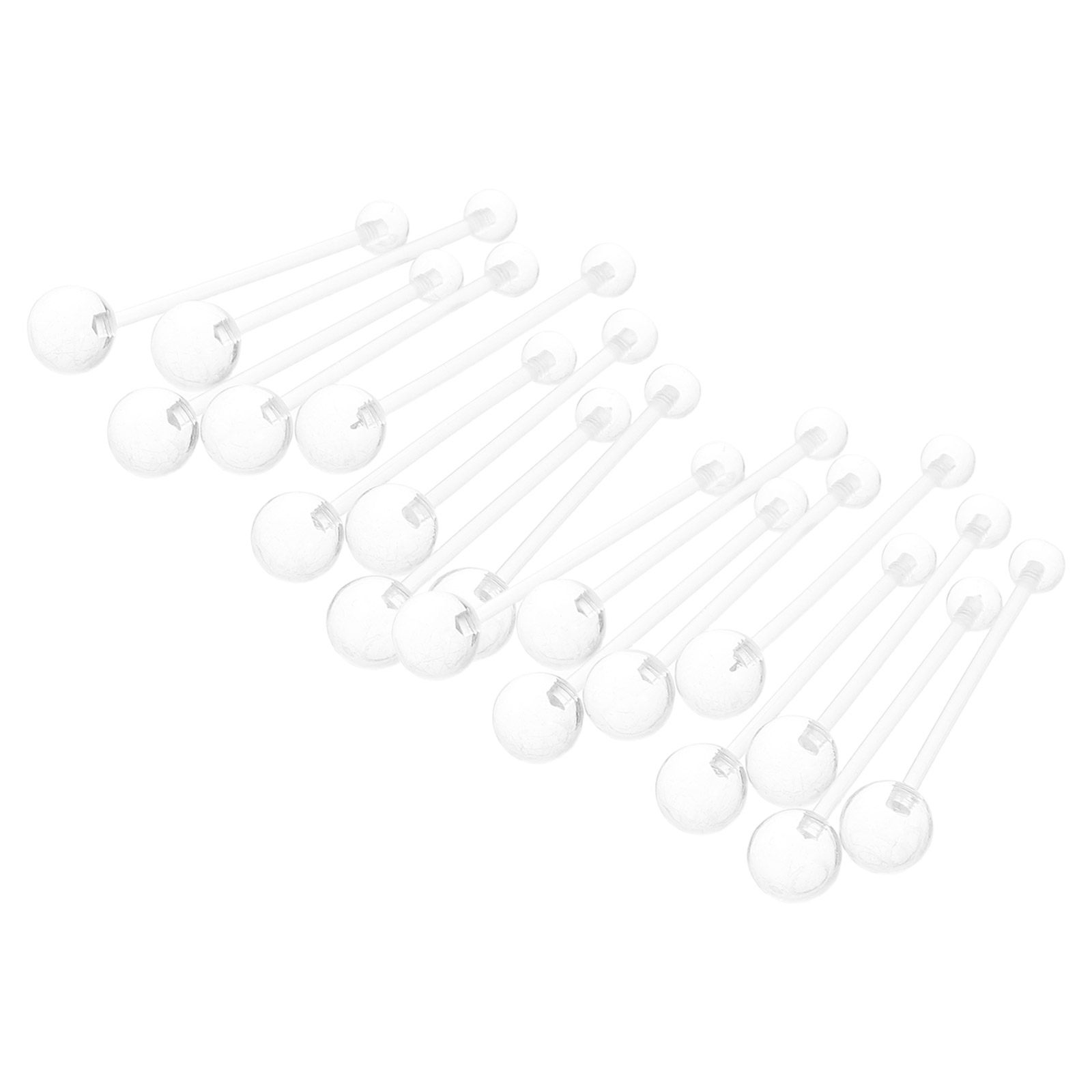 Body Jewelry For Sensitive Skin - 16Pcs Flexible Clear Belly Button Piercing