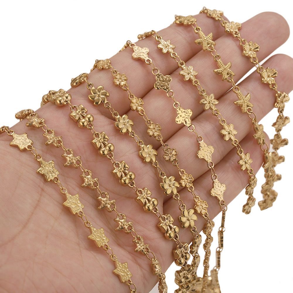 1Meter Stainless Steel Flower  - Body Jewelry Chains review and price