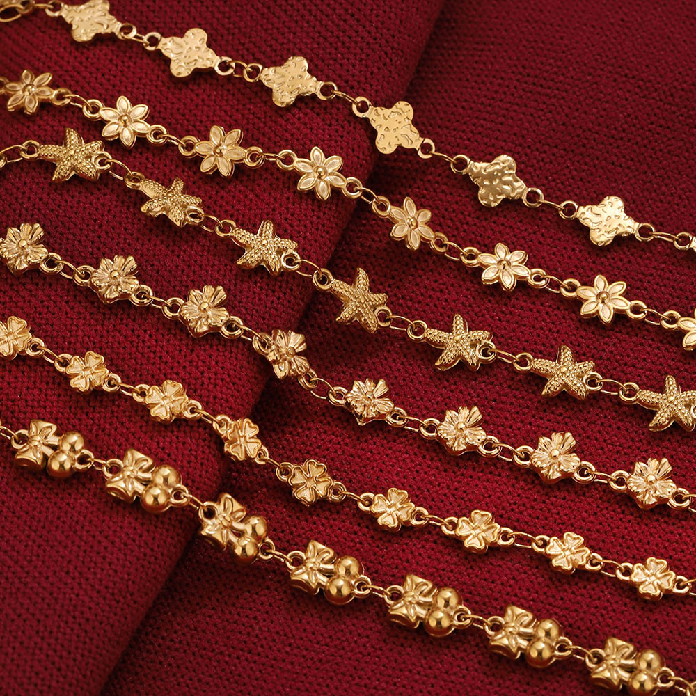 1Meter Stainless Steel Flower  - Body Jewelry Chains review and price
