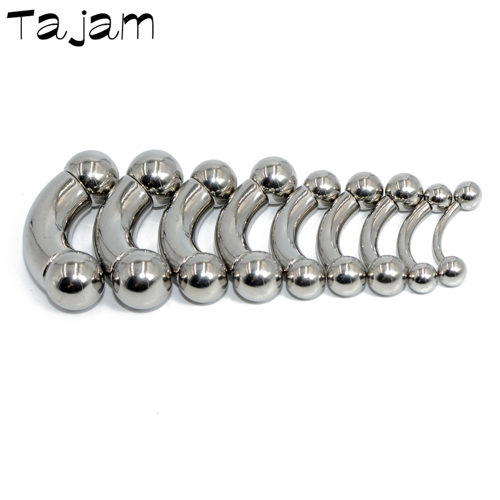 1PC Stainless Steel Straight B - Nipple Bar Curved review and price