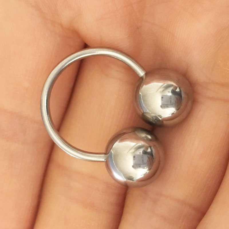 Big Ball Stainless Steel Barbe - Nipple Bar Curved review and price