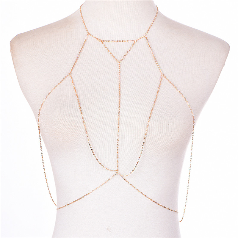 Gold Silver Fashion Link Chain - Body Jewelry Sale review and price