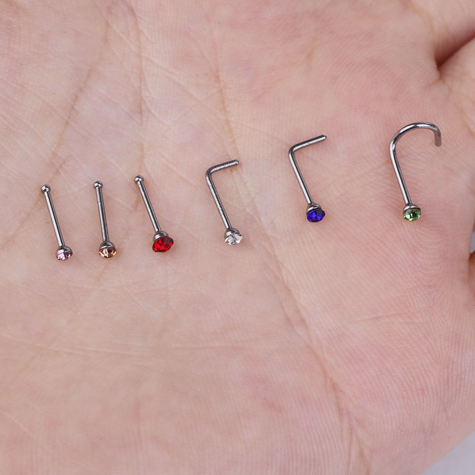 Hypoallergenic Nose Studs - Ti - Body Jewelry For Sensitive Skin review and price