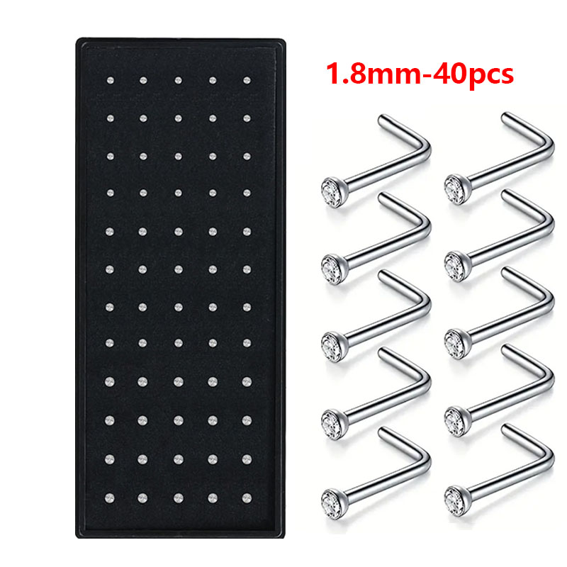 Hypoallergenic Nose Studs - Ti - Body Jewelry For Sensitive Skin review and price