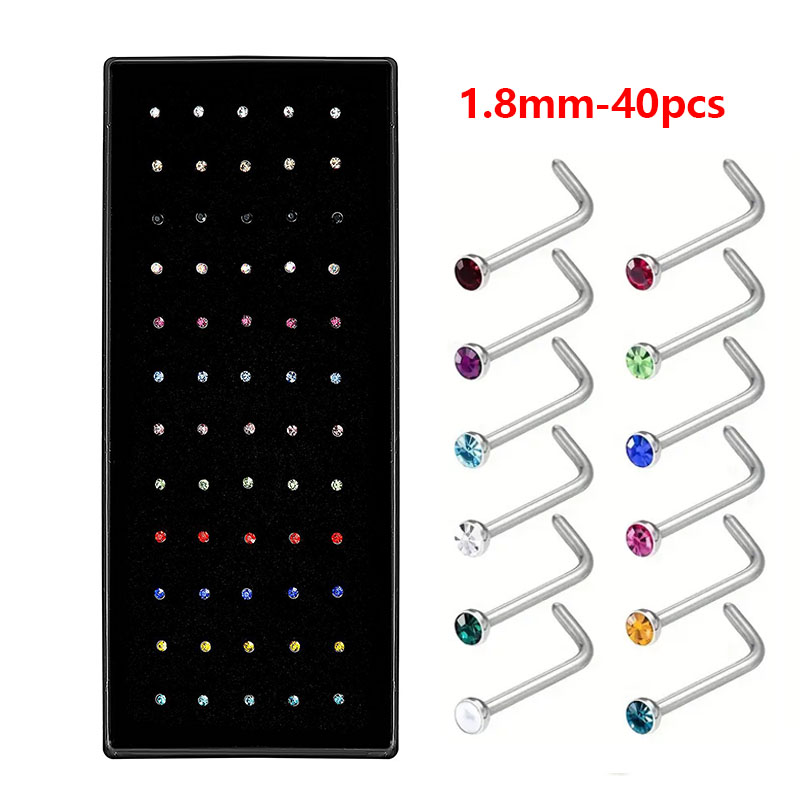 Hypoallergenic Nose Studs - Ti - Body Jewelry For Sensitive Skin review and price