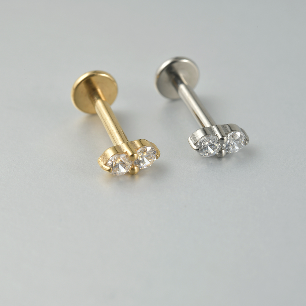 2-1PCS Titanium Daisy Sunflowe - Body Jewelry Threadless review and price