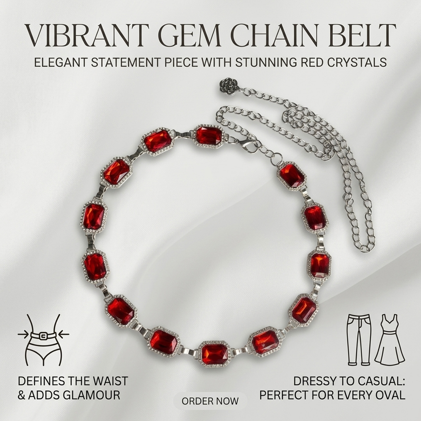 Bohemian Style Square Glass Rh - Body Jewelry Sale review and price
