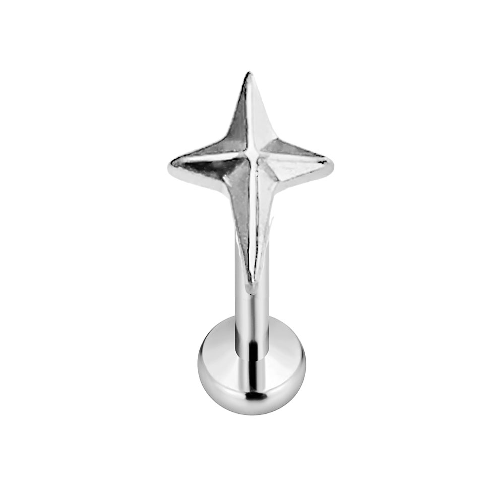 ASTM F136 G23 Titanium Star Cr - Body Jewelry Threadless review and price