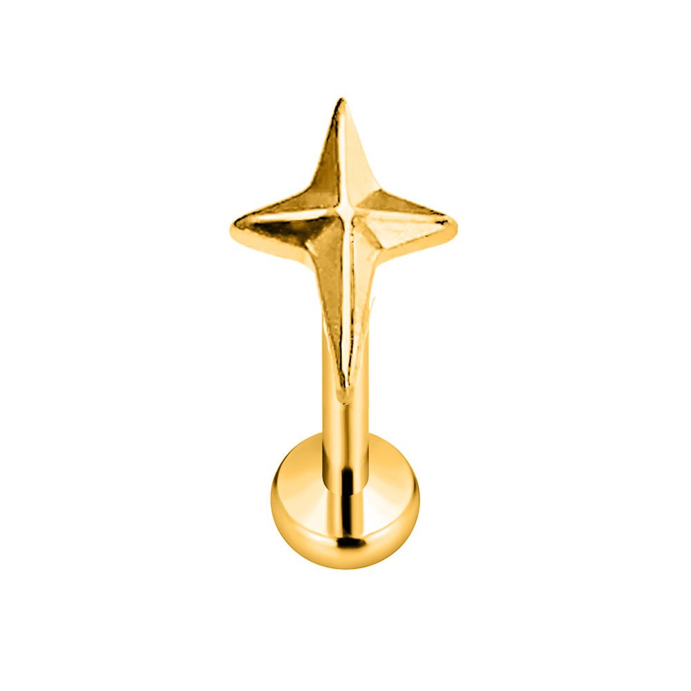 ASTM F136 G23 Titanium Star Cr - Body Jewelry Threadless review and price