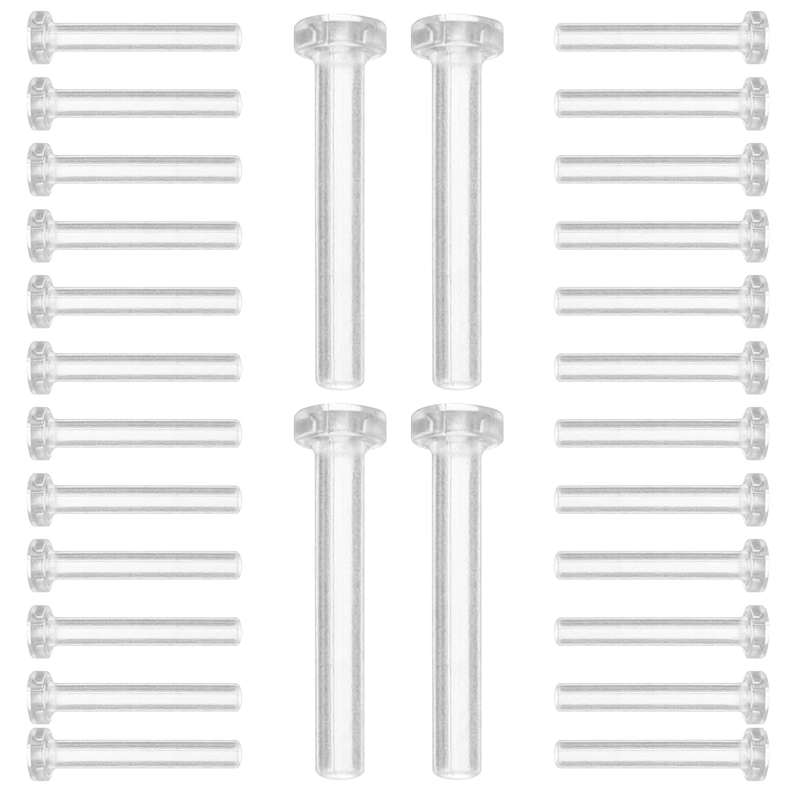 50Pcs Clear Earring Pin Protec - Body Jewelry For Sensitive Skin review and price