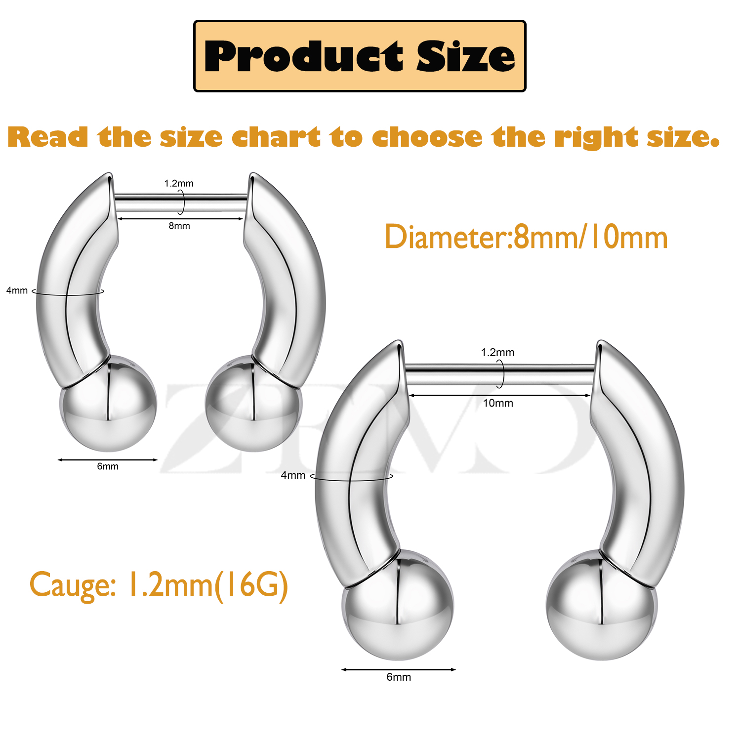ZEMO 1 PC 16G Stainless Steel  - Body Jewelry Threadless review and price