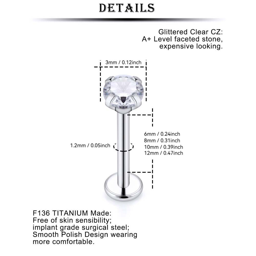 16G Stainless Steel Nose Rings - Body Jewelry For Sensitive Skin review and price