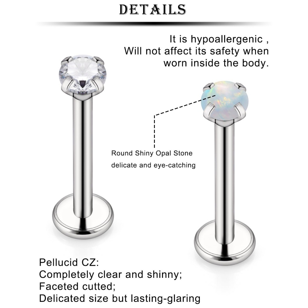 16G Stainless Steel Nose Rings - Body Jewelry For Sensitive Skin review and price
