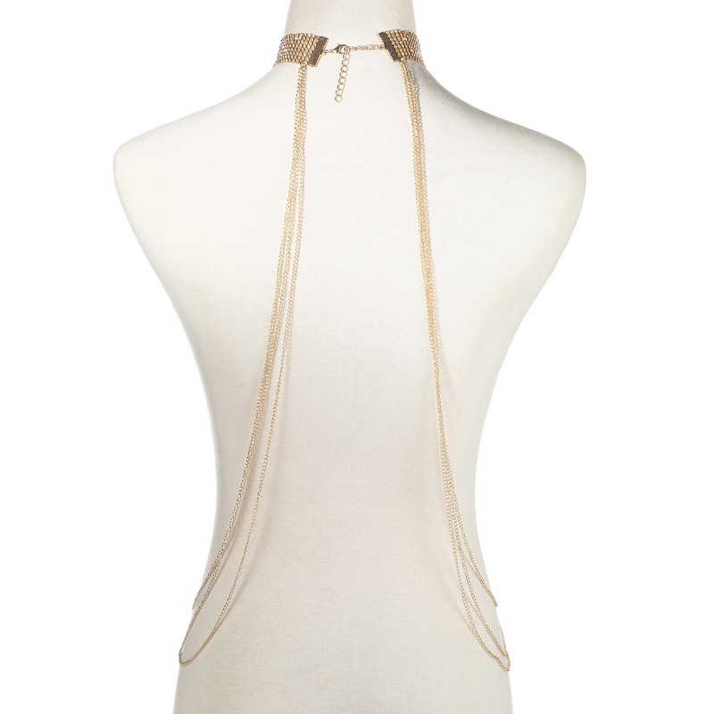 Gold Color Body Chain Women  R - Body Jewelry Outfit review and price