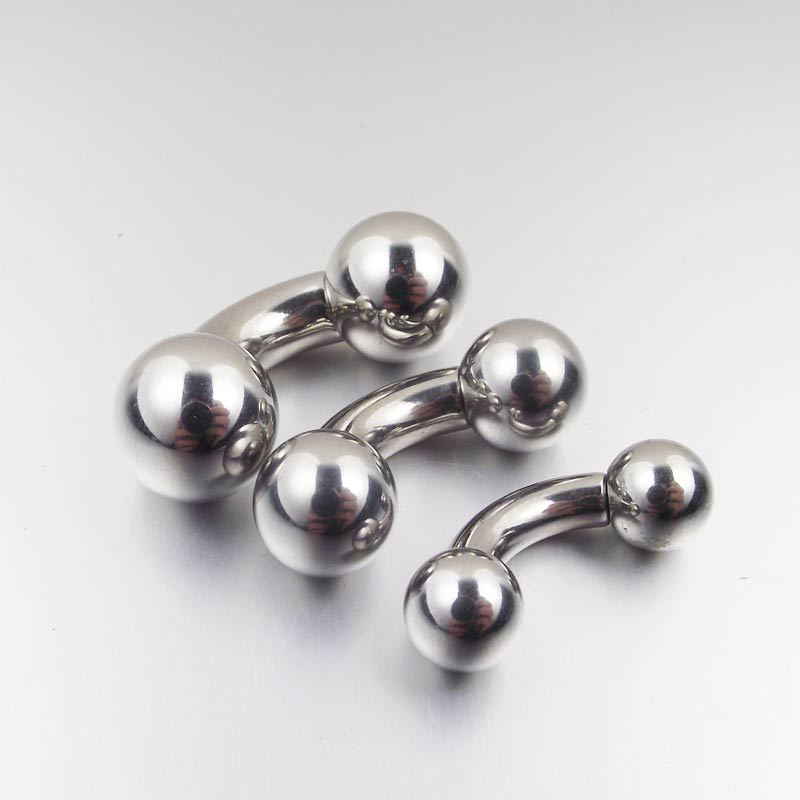 1Pc Big Size Straight Barbell  - Nipple Bar Curved review and price