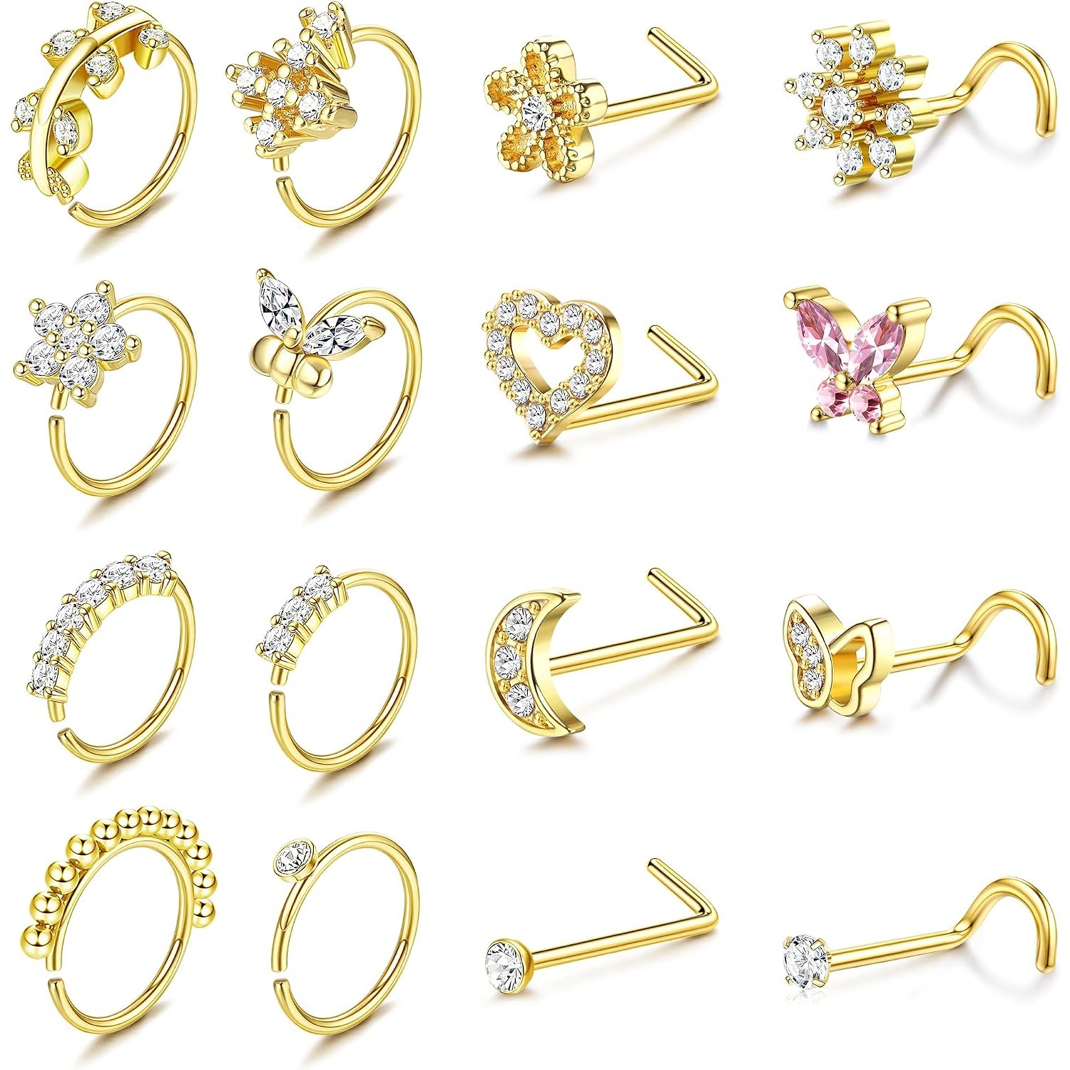 FASACCO 1pc Nose Ring For Wome - Body Jewelry For Sensitive Skin review and price