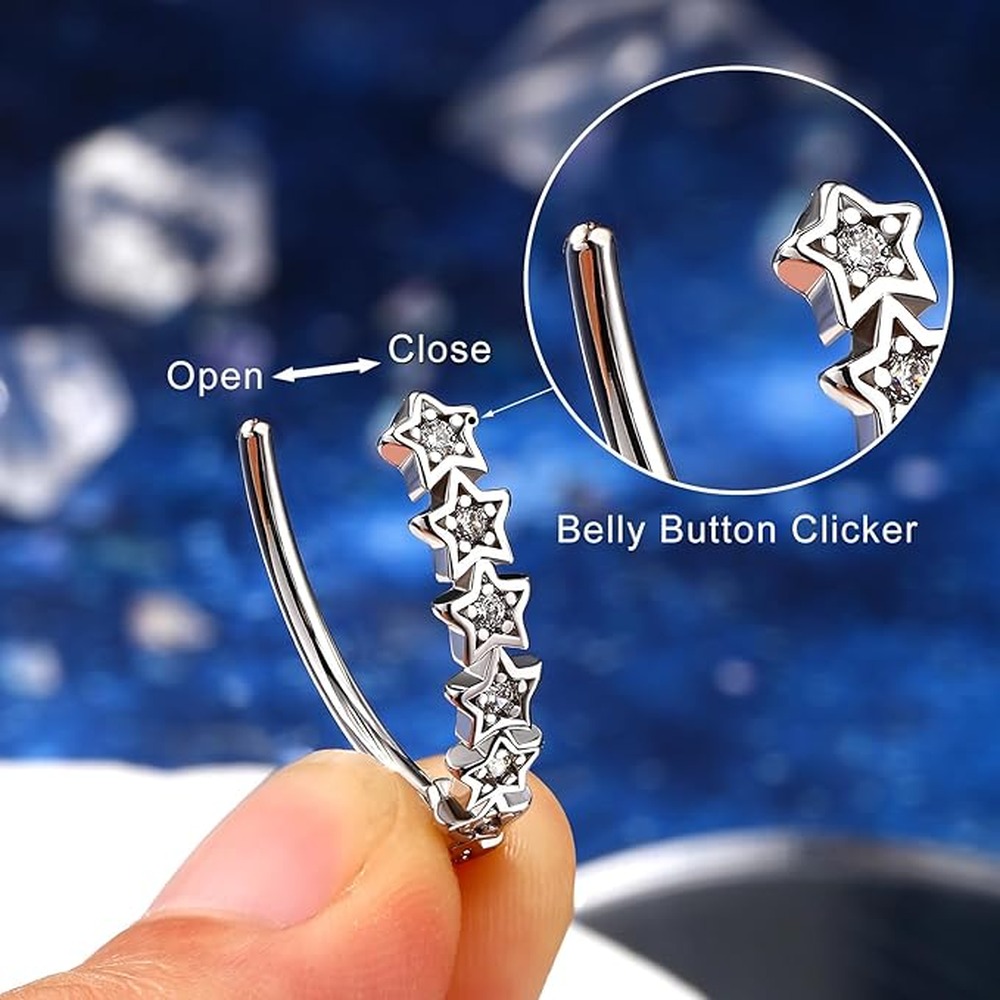 Chic Button Ring Upper Ear Ear - Body Jewelry For Sensitive Skin review and price