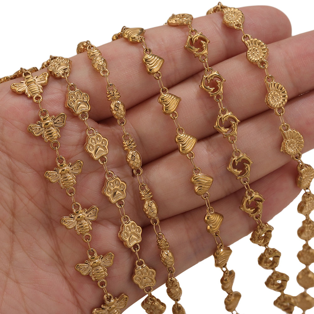1M PVD Gold Stainless Steel He - Body Jewelry Chains review and price