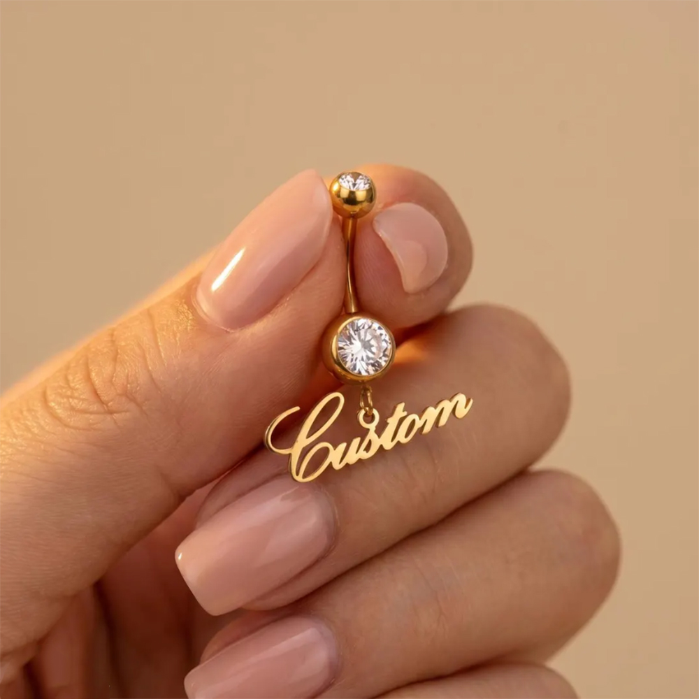 Personalized Zircon Customized - Body Jewelry Names review and price