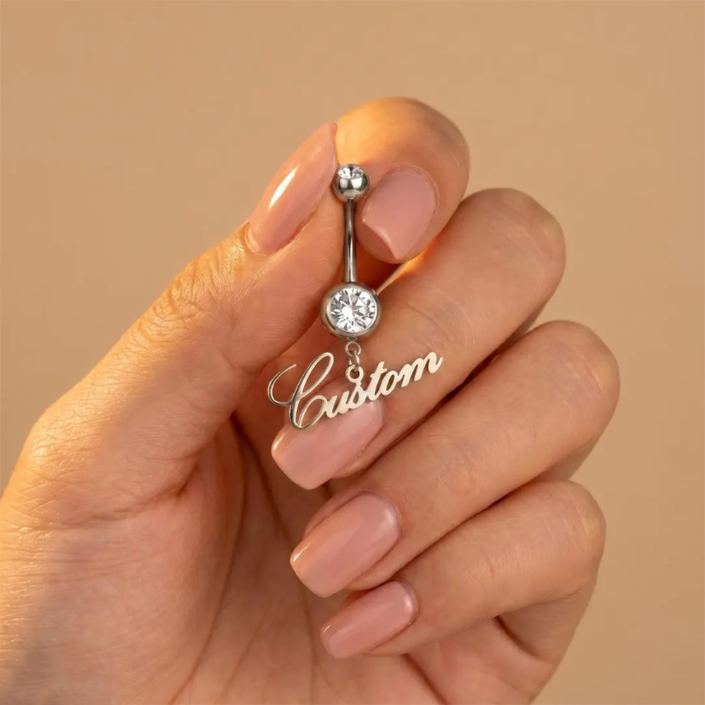 Personalized Zircon Customized - Body Jewelry Names review and price