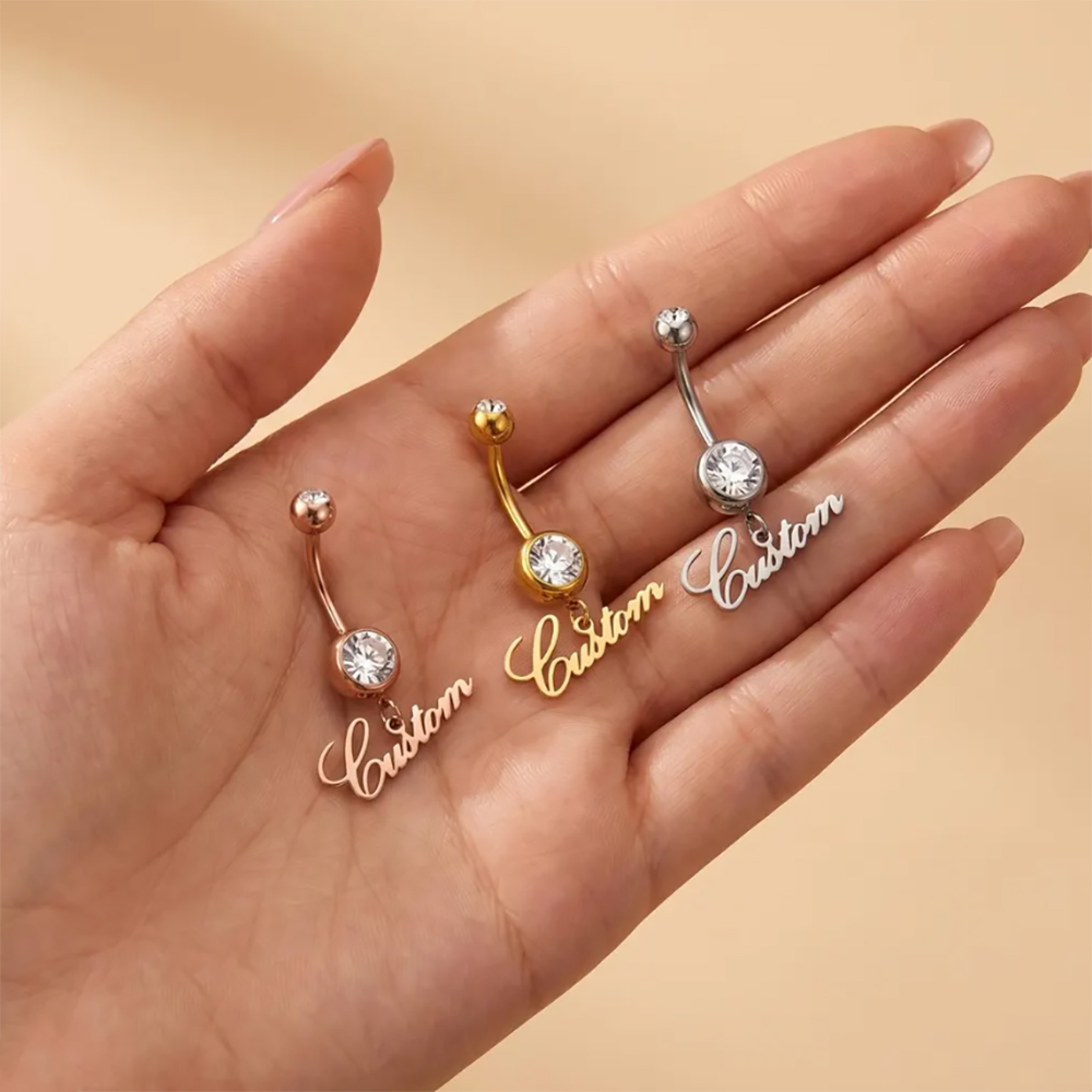 Personalized Zircon Customized - Body Jewelry Names review and price