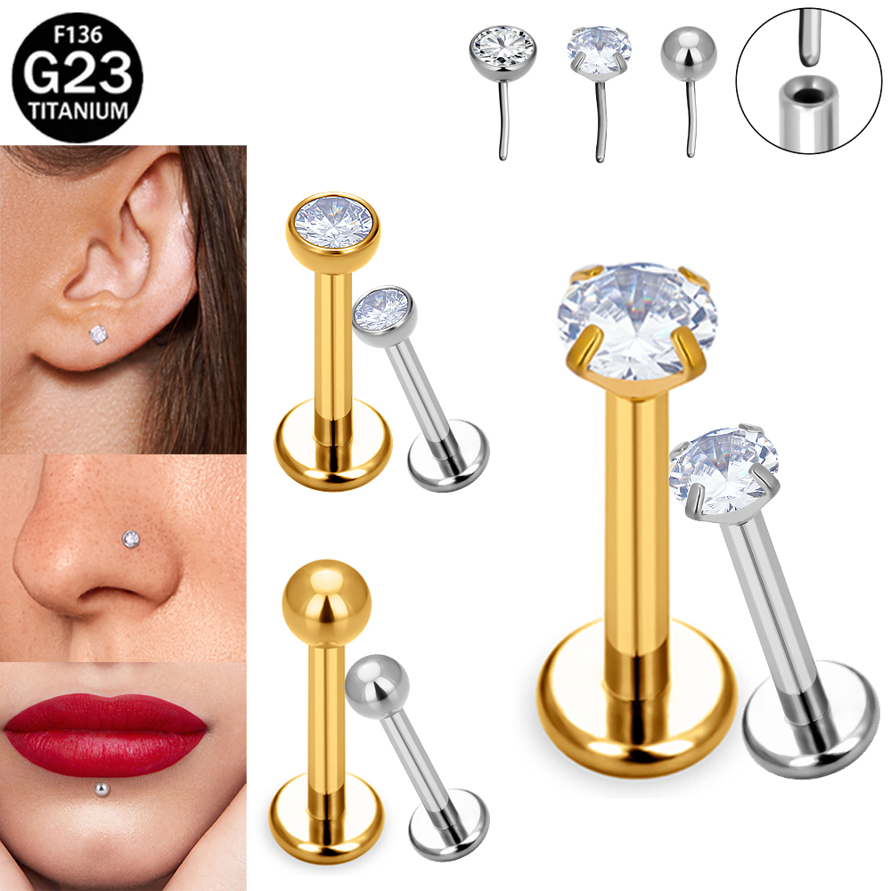 F136 G23 Implant Grade Titaniu - Body Jewelry Threadless review and price