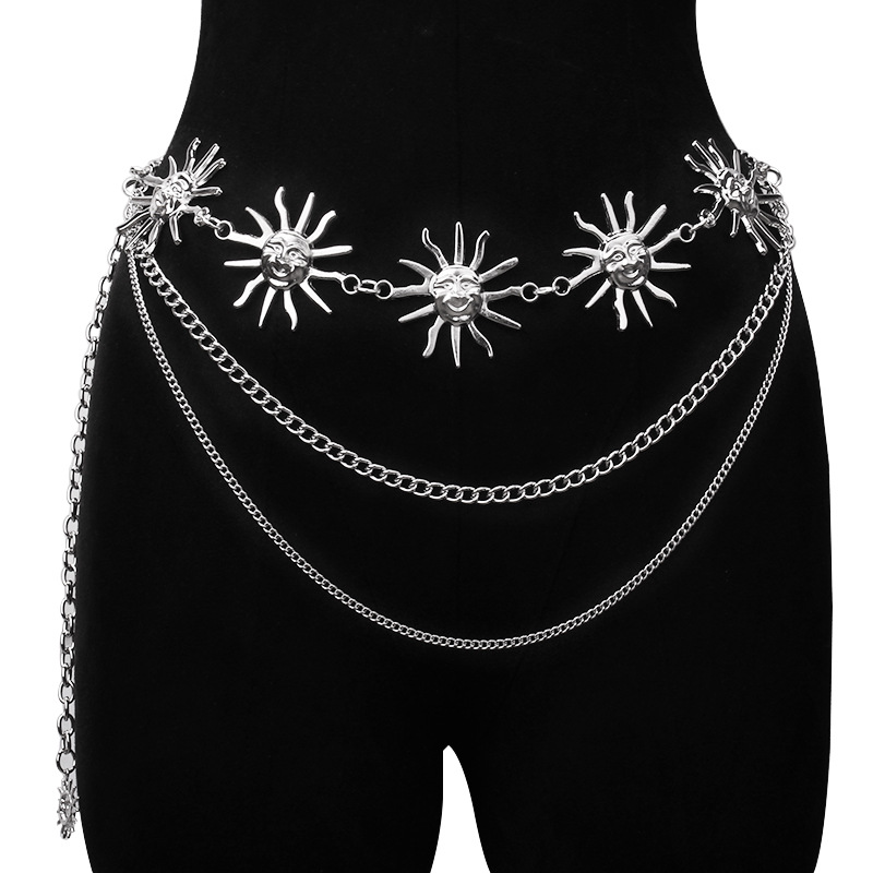 Chunky Multilayer Punk Gothic  - Body Jewelry Outfit review and price