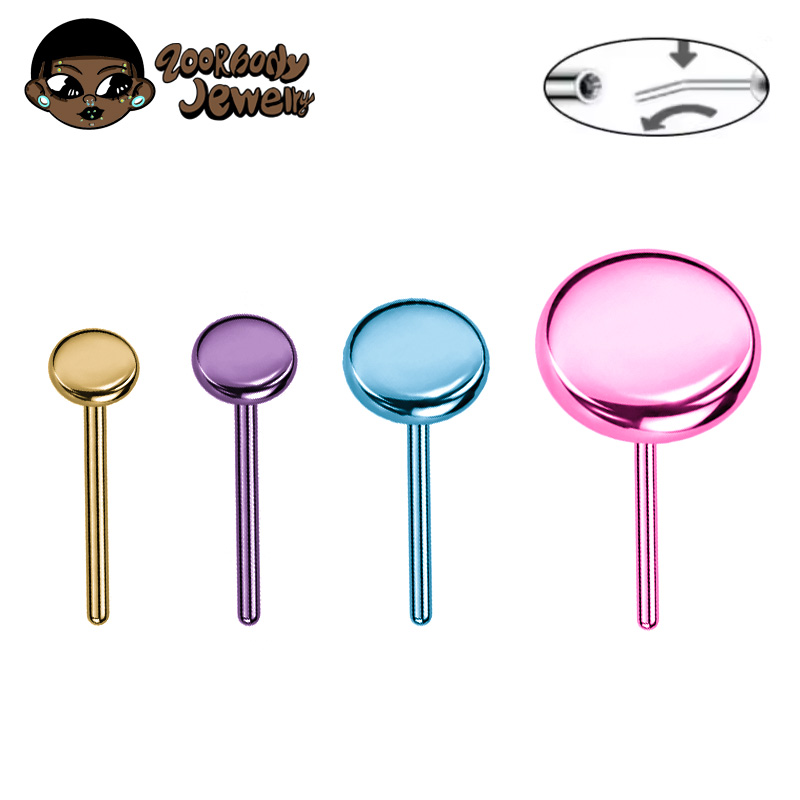 10pcs ASTM F136 Titanium Push  - Body Jewelry Threadless review and price