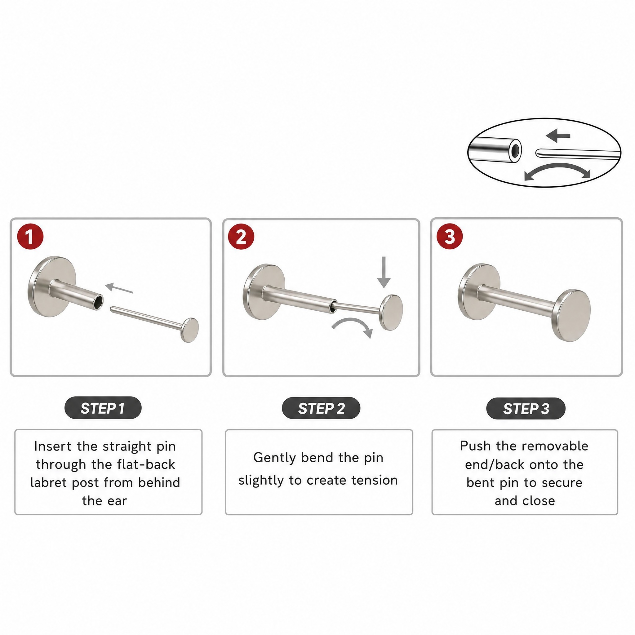 10pcs ASTM F136 Titanium Push  - Body Jewelry Threadless review and price
