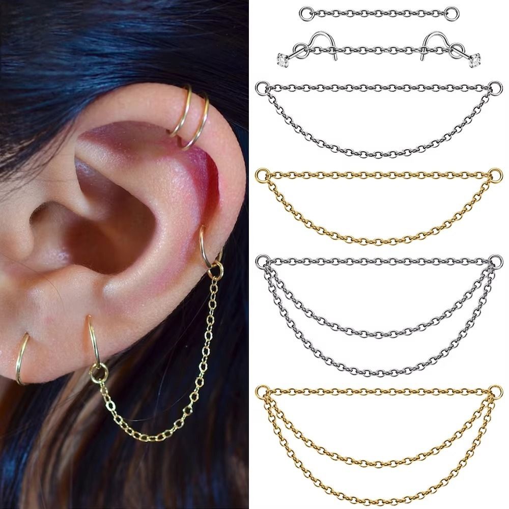 Fashion Titanium Nose Chain Do - Body Jewelry Titanium review and price