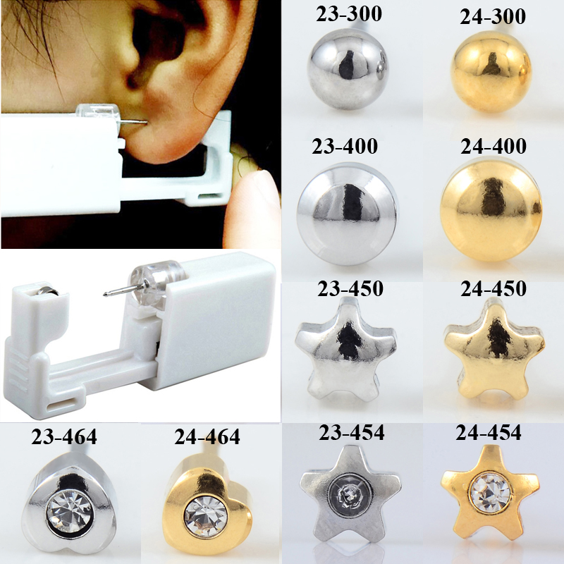 24pcs/Box No Pain Ear Piercing - Body Jewelry Storage review and price