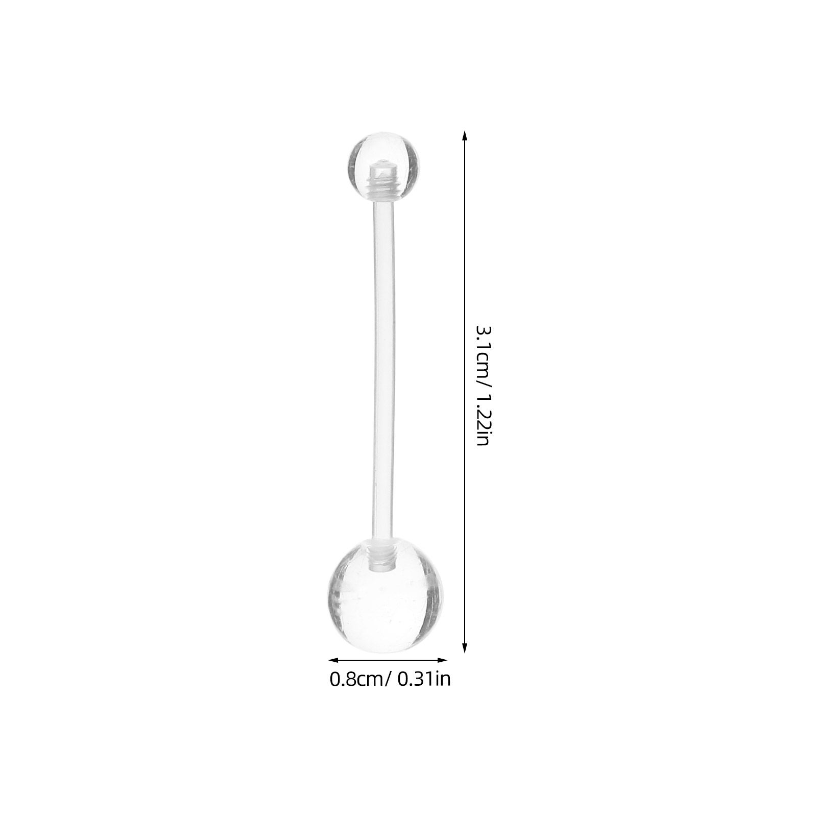 16Pcs Flexible Clear Belly But - Body Jewelry For Sensitive Skin review and price